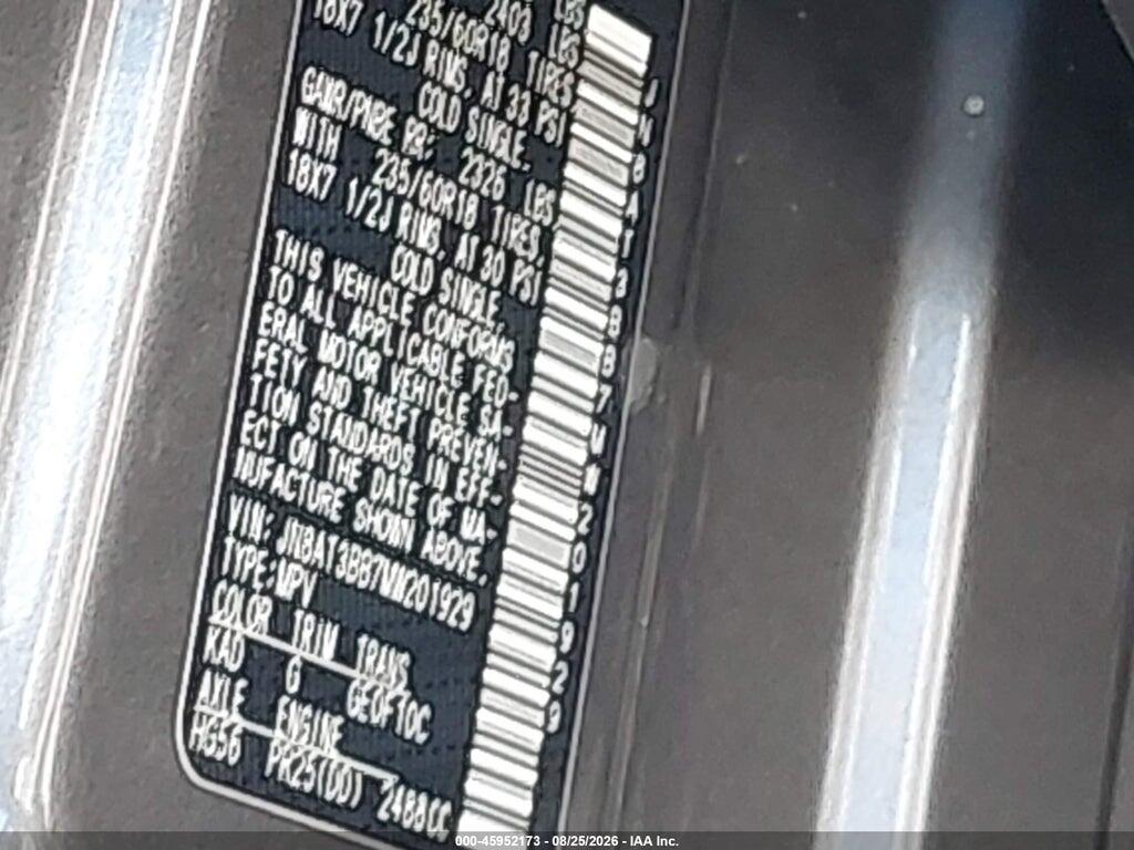 JN8AT3BB7MW201929 2021 NISSAN ROGUE photo no. 9