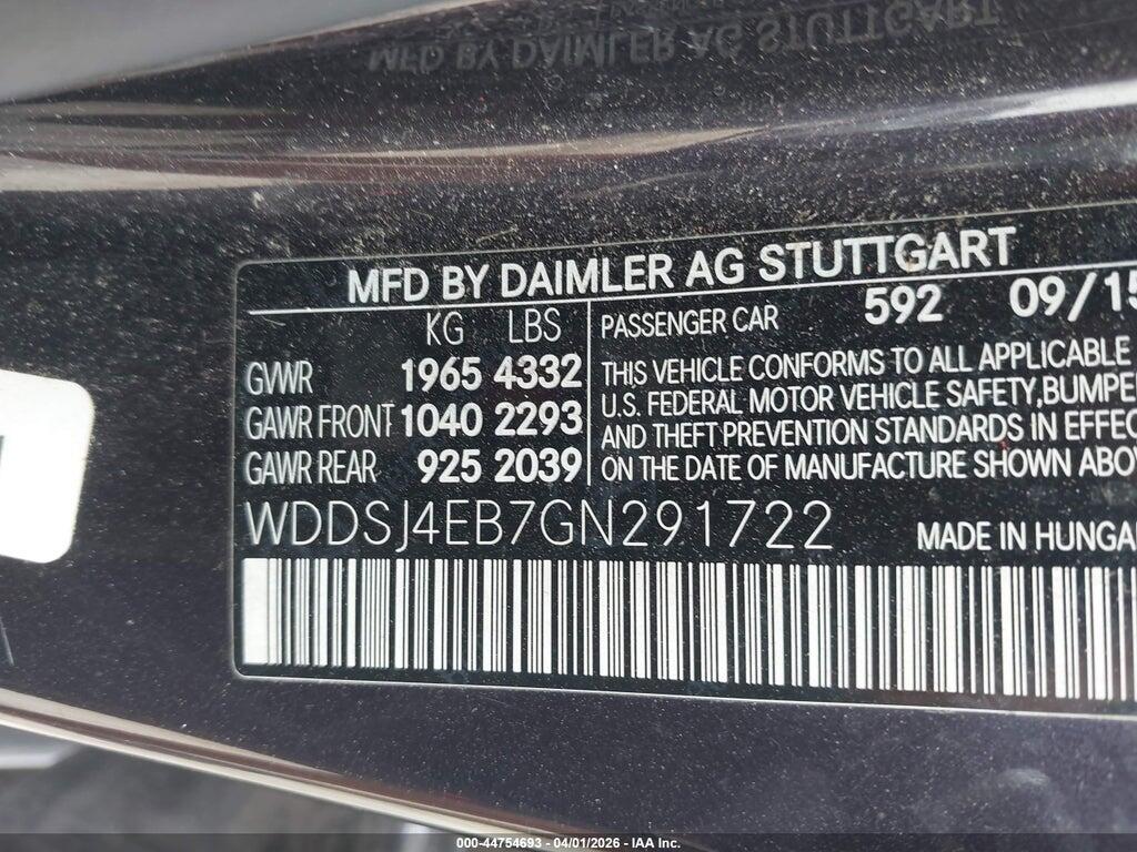 WDDSJ4EB7GN291722 2016 MERCEDES-BENZ CLA 250 photo no. 9