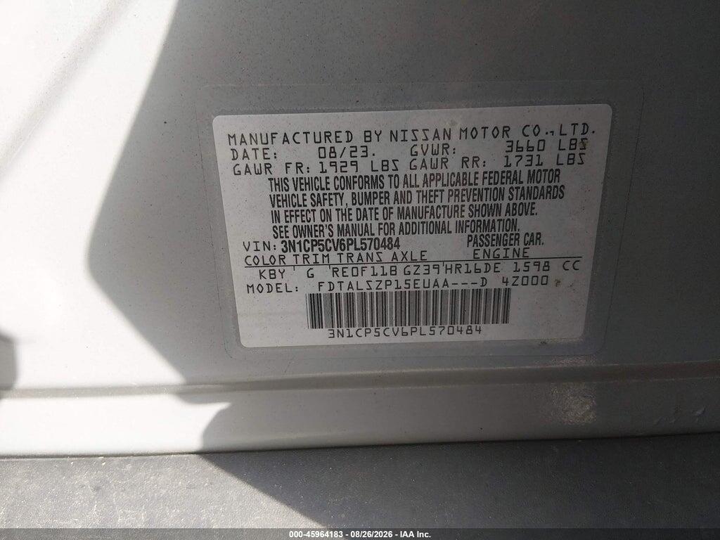 3N1CP5CV6PL570484 2023 NISSAN KICKS photo no. 9