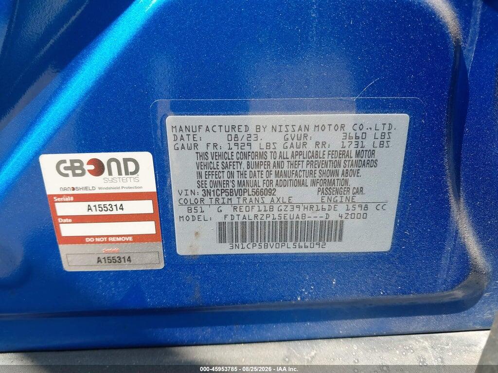 3N1CP5BV0PL566092 2023 NISSAN KICKS photo no. 9