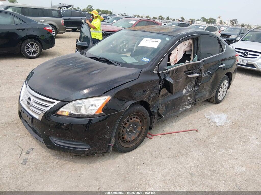 3N1AB7AP8EY302820 2014 NISSAN SENTRA photo no. 2