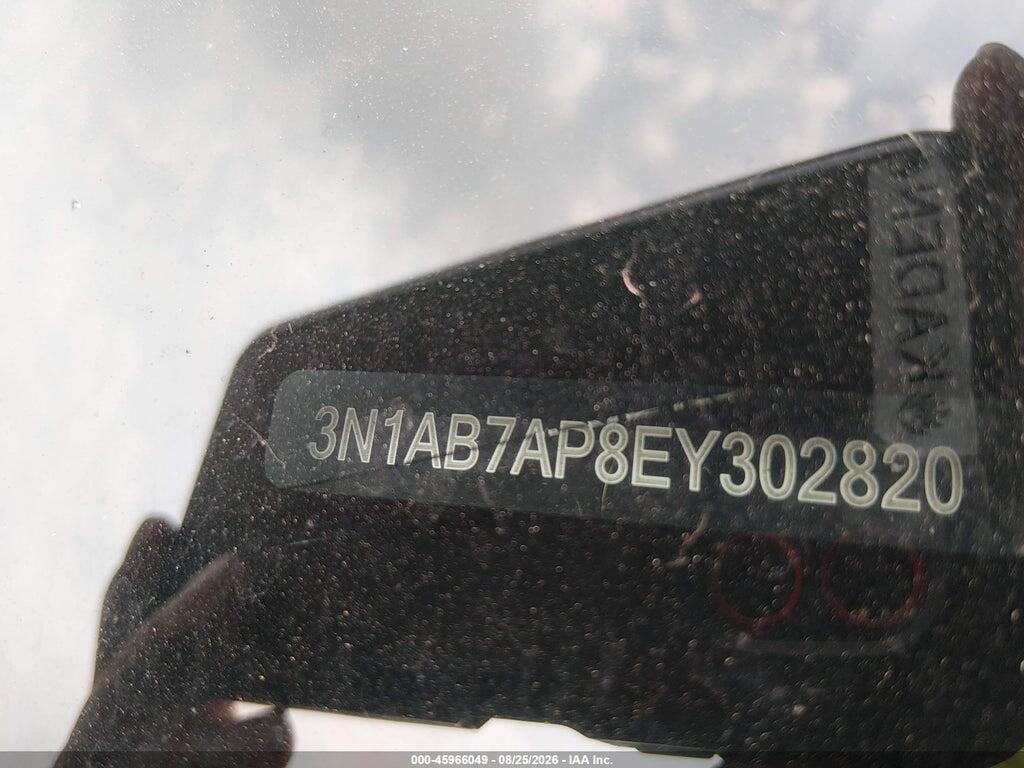 3N1AB7AP8EY302820 2014 NISSAN SENTRA photo no. 9