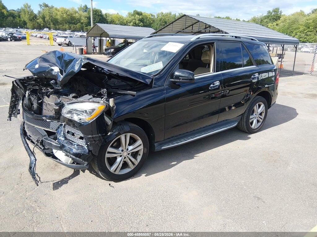 4JGDA5HBXFA466633 2015 MERCEDES-BENZ ML 350 photo no. 2