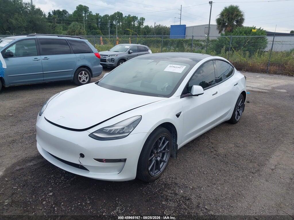 5YJ3E1EB7MF852786 2021 TESLA MODEL 3 photo no. 2