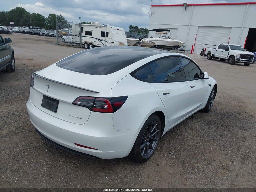 5YJ3E1EB7MF852786 2021 TESLA MODEL 3 photo no. 4