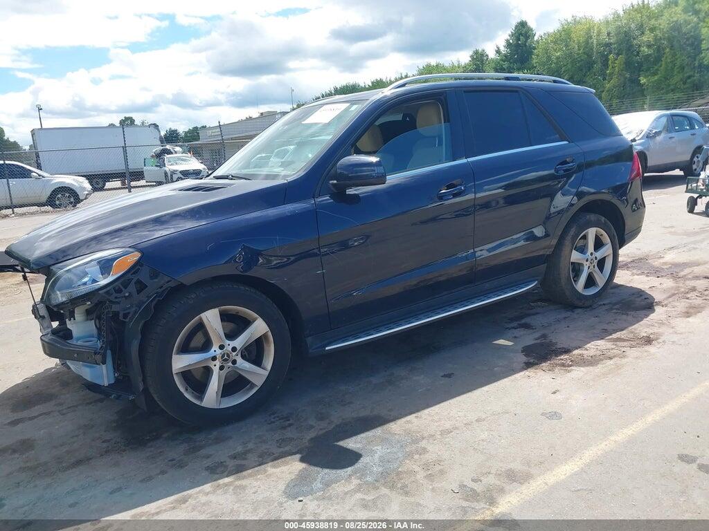 4JGDA5HB0JB033745 2018 MERCEDES-BENZ GLE 350 photo no. 2