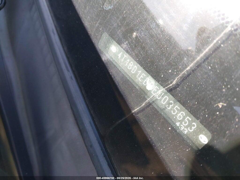 4T1BD1EB8EU035653 2014 TOYOTA AVALON HYBRID photo no. 9