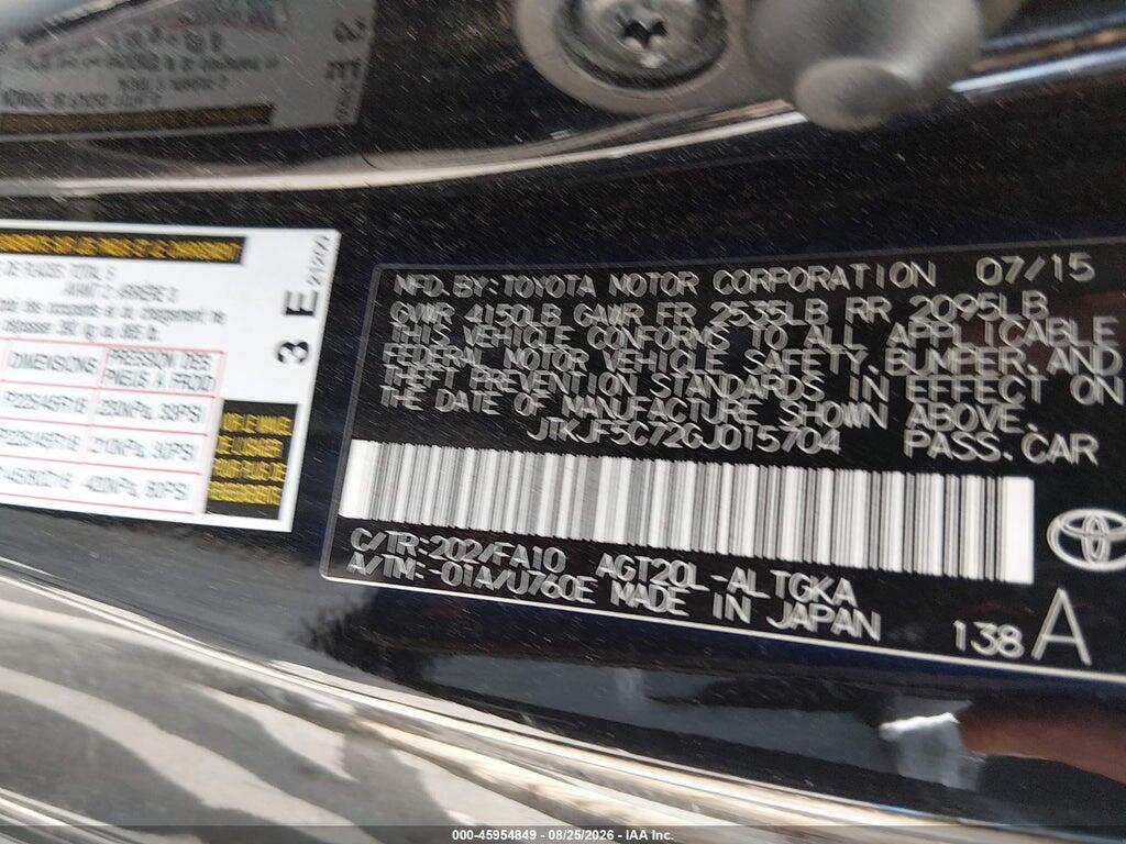 JTKJF5C72GJ015704 2016 SCION TC photo no. 9