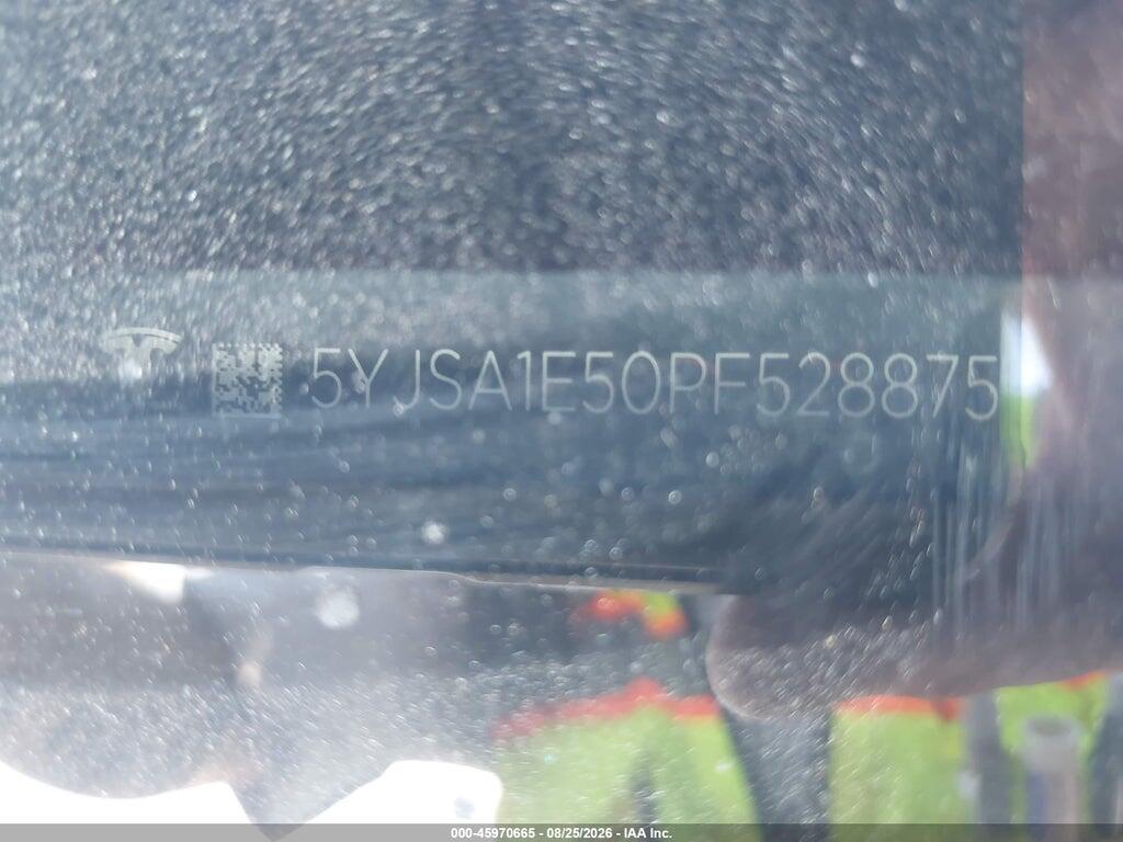 5YJSA1E50PF528875 2023 TESLA MODEL S photo no. 9