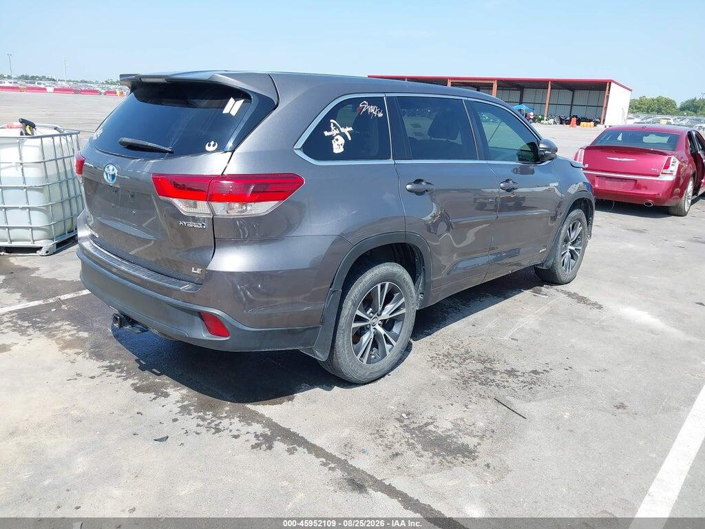 5TDBGRFH3HS026428 2017 TOYOTA HIGHLANDER HYBRID photo no. 4