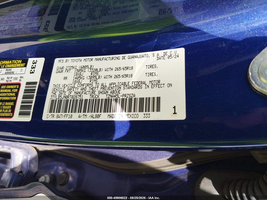 3TYLB5JN0RT028751 2024 TOYOTA TACOMA photo no. 9