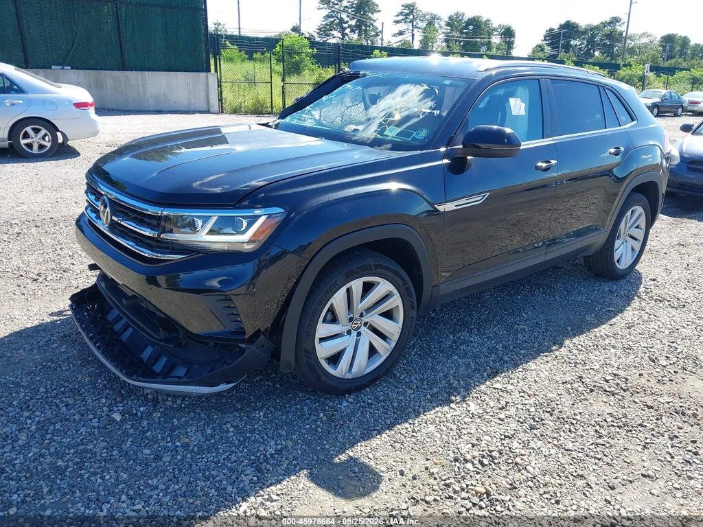1V2HC2CAXMC233459 2021 VOLKSWAGEN ATLAS CROSS SPORT photo no. 2
