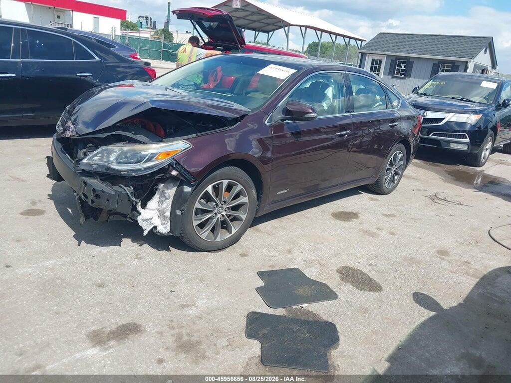 4T1BD1EB5GU052901 2016 TOYOTA AVALON HYBRID photo no. 2
