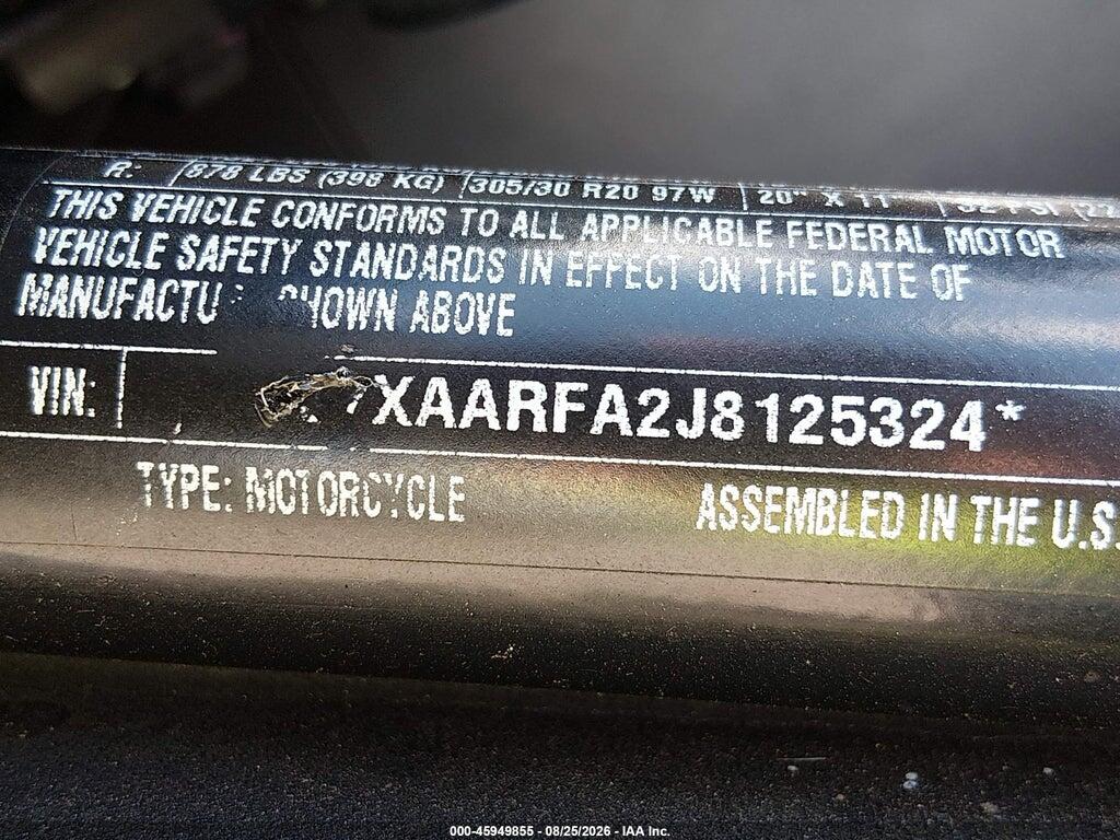 57XAARFA2J8125324 2018 POLARIS SLINGSHOT photo no. 9