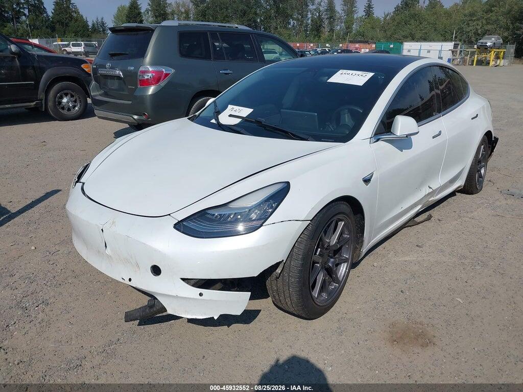 5YJ3E1EB2KF211588 2019 TESLA MODEL 3 photo no. 2