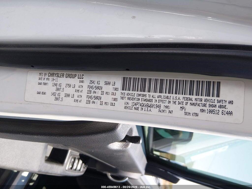 1D4PT4GK0BW601948 2011 DODGE NITRO photo no. 9