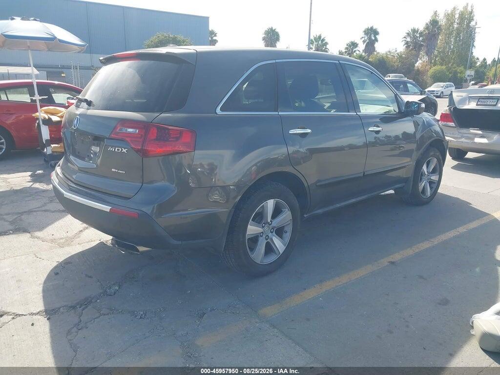 2HNYD2H35CH530072 2012 ACURA MDX photo no. 4