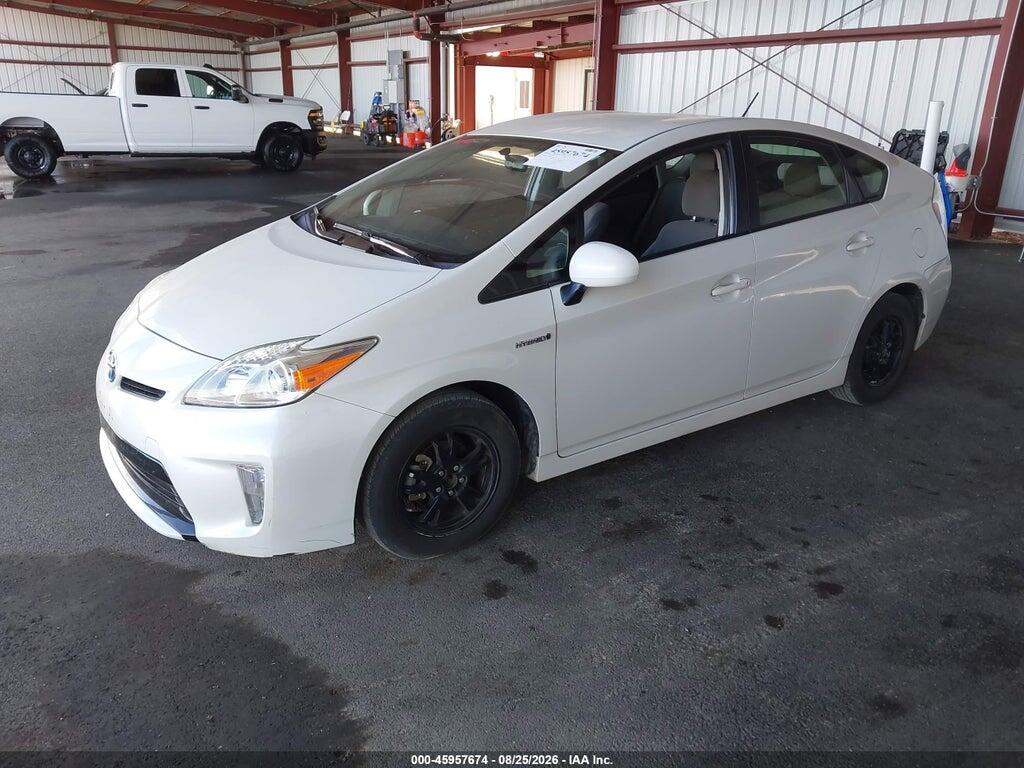 JTDKN3DU3F1984725 2015 TOYOTA PRIUS photo no. 2