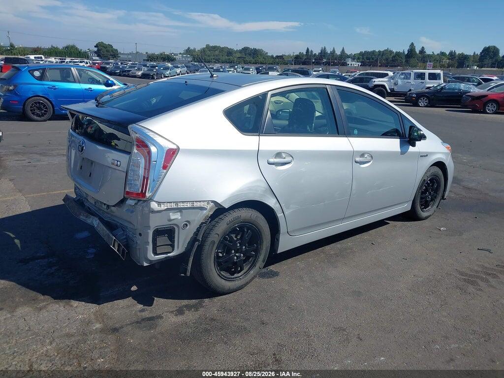 JTDKN3DU7F0395280 2015 TOYOTA PRIUS photo no. 4
