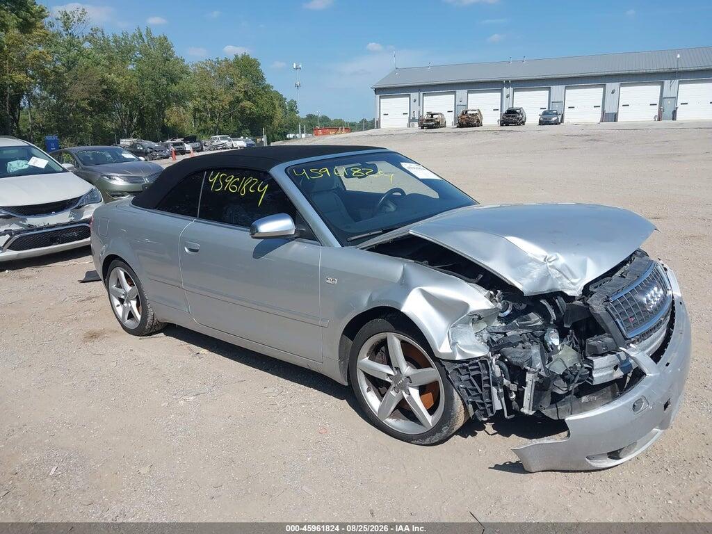 2005 AUDI S4 WUARL48H55K900536