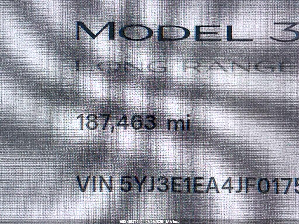 5YJ3E1EA4JF017523 2018 TESLA MODEL 3 photo no. 11