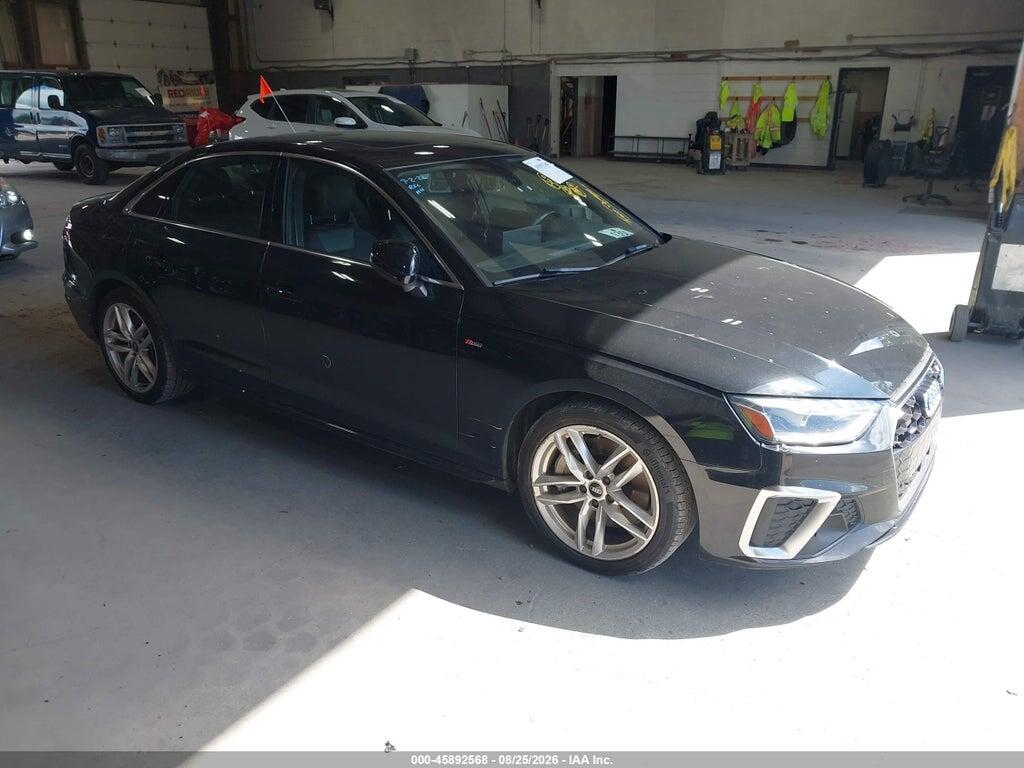 2022 AUDI A4 WAUEAAF40NN012563