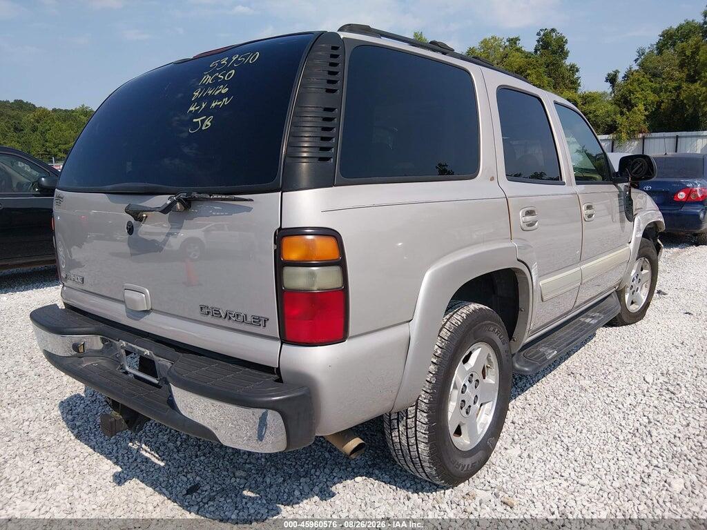 1GNEC13Z55J100066 2005 CHEVROLET TAHOE photo no. 4