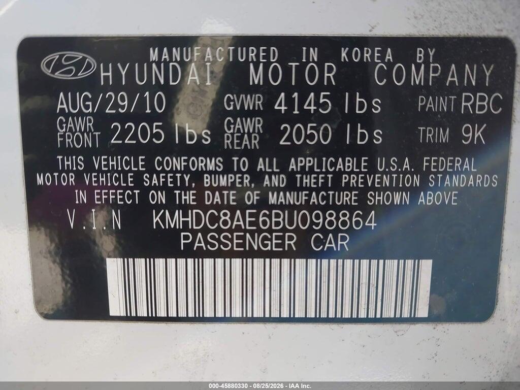 KMHDC8AE6BU098864 2011 HYUNDAI ELANTRA TOURING photo no. 9
