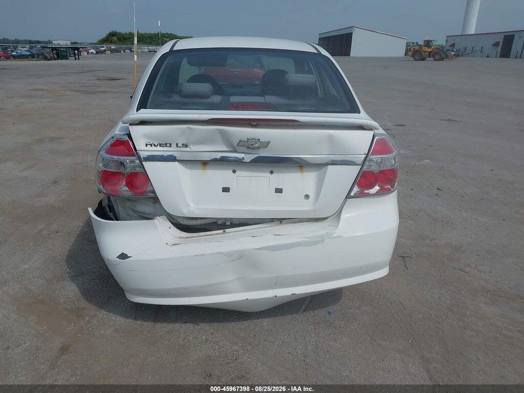 KL1TD56648B003906 2008 CHEVROLET AVEO photo no. 6
