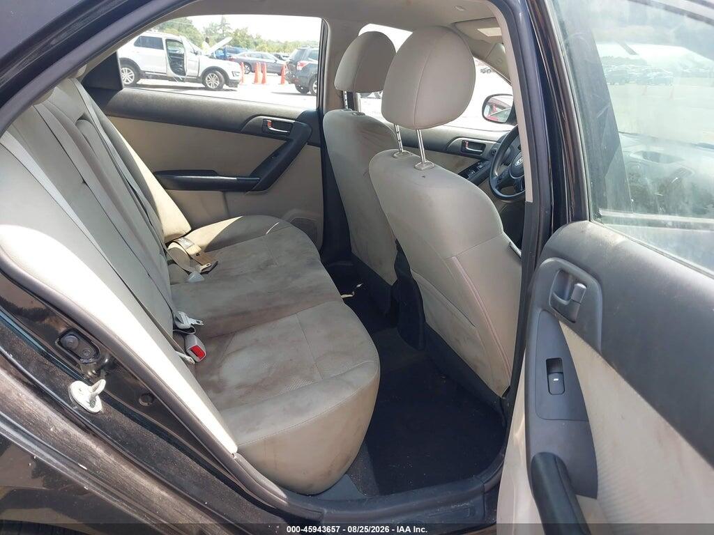 KNAFU4A23B5404354 2011 KIA FORTE photo no. 8