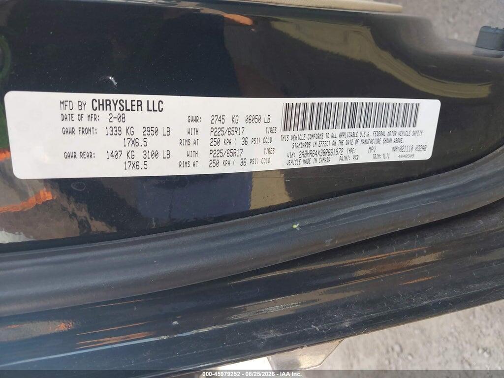 2A8HR64X38R661972 2008 CHRYSLER TOWN & COUNTRY photo no. 9
