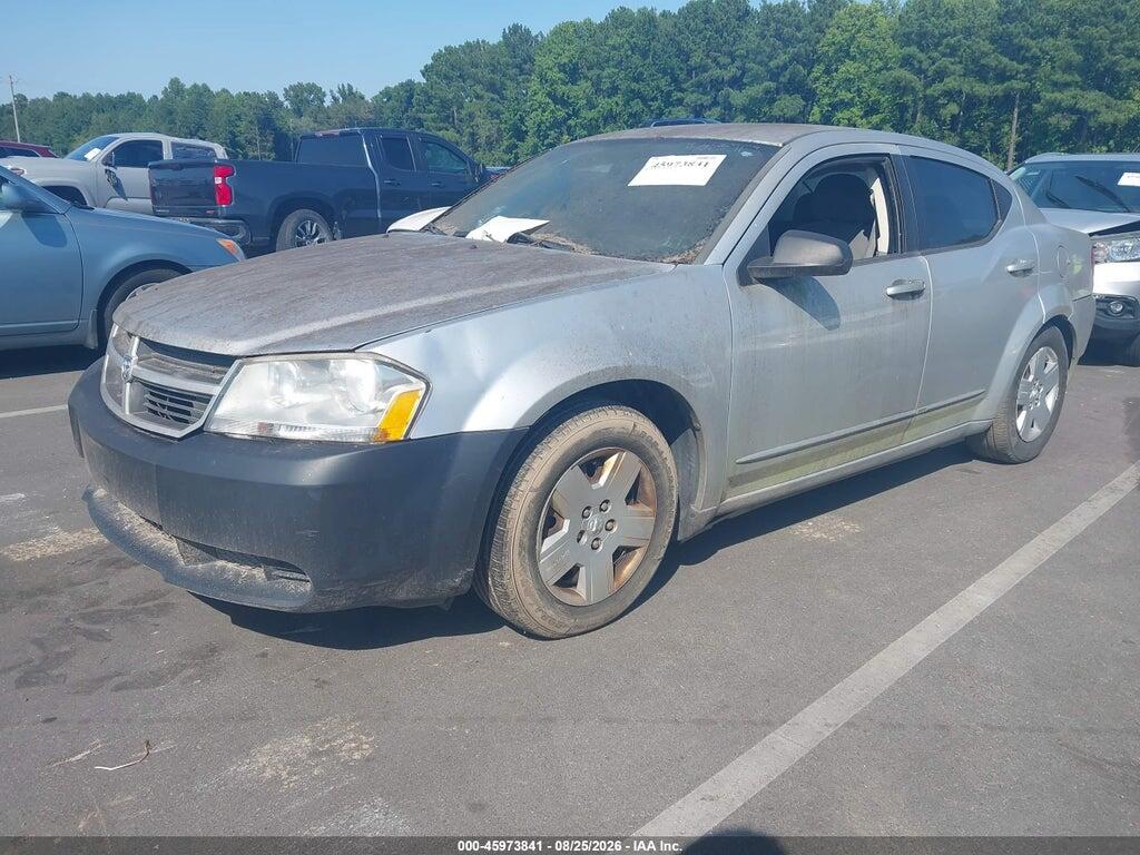 1B3LC46R88N281370 2008 DODGE AVENGER photo no. 2