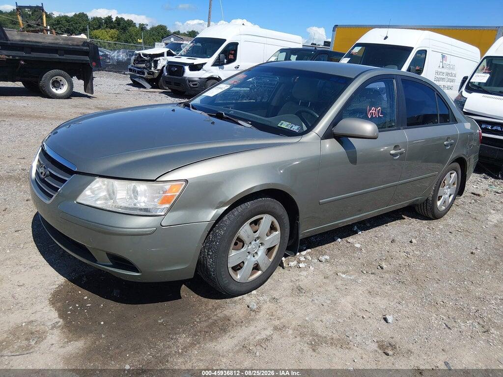 5NPET4AC2AH628451 2010 HYUNDAI SONATA photo no. 2