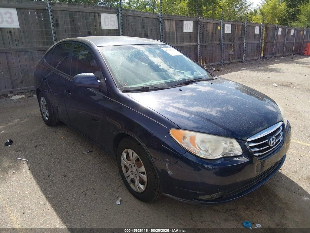 2010 HYUNDAI ELANTRA KMHDU4AD3AU086795