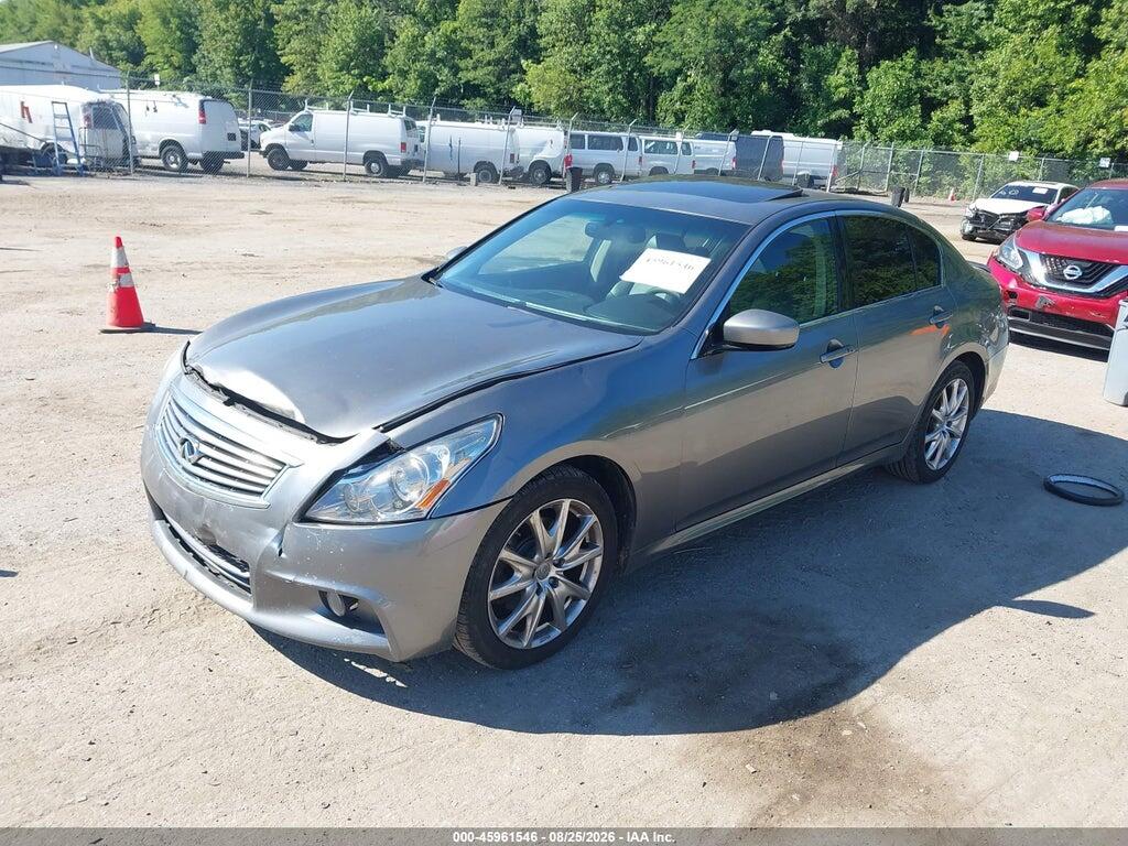 JN1CV6AR9AM455344 2010 INFINITI G37X photo no. 2