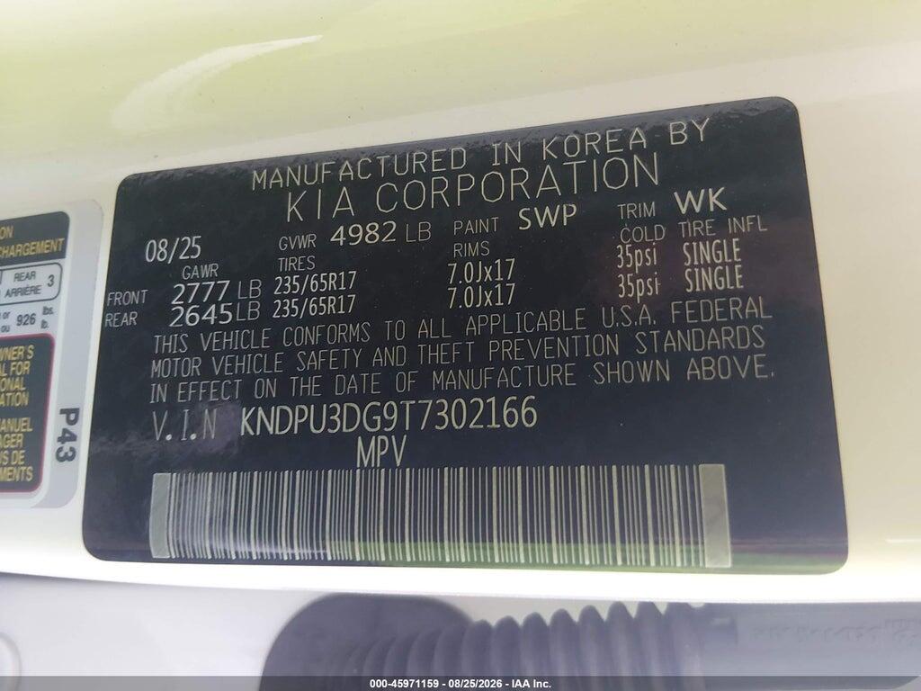 KNDPU3DG9T7302166 2026 KIA SPORTAGE HYBRID photo no. 9