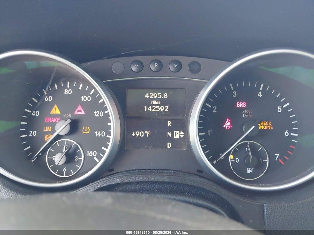 4JGBB8GB0AA574162 2010 MERCEDES-BENZ ML 350 photo no. 7