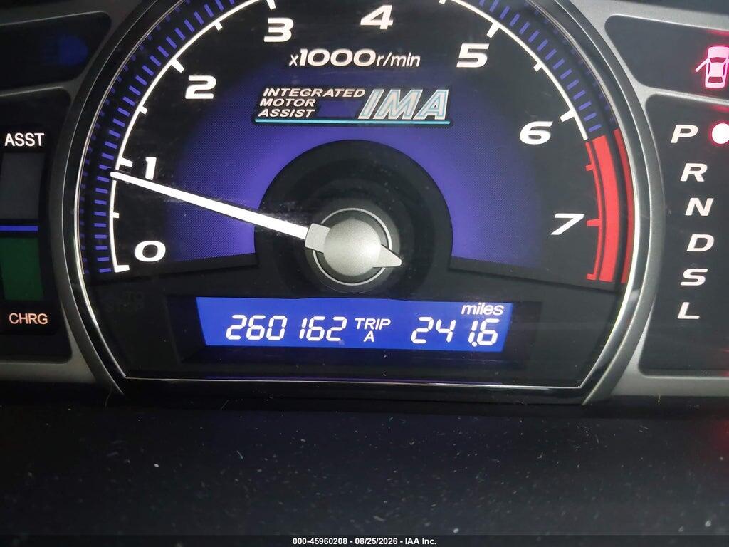 JHMFA36269S010288 2009 HONDA CIVIC HYBRID photo no. 7