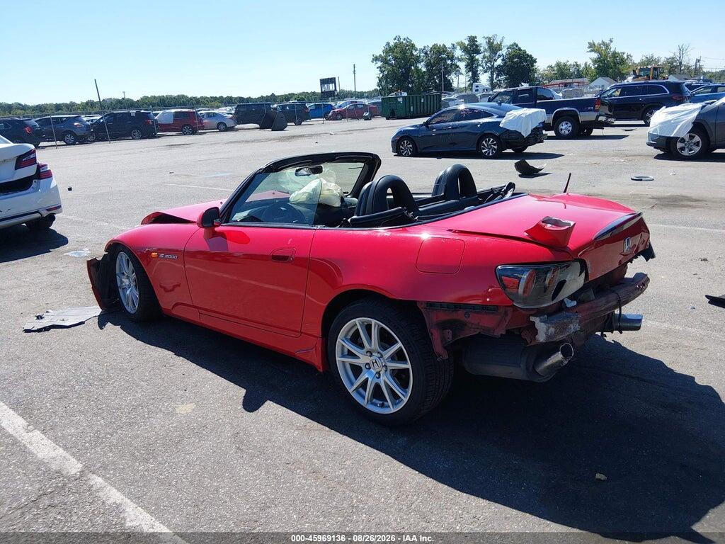 JHMAP214X5S004256 2005 HONDA S2000 photo no. 3