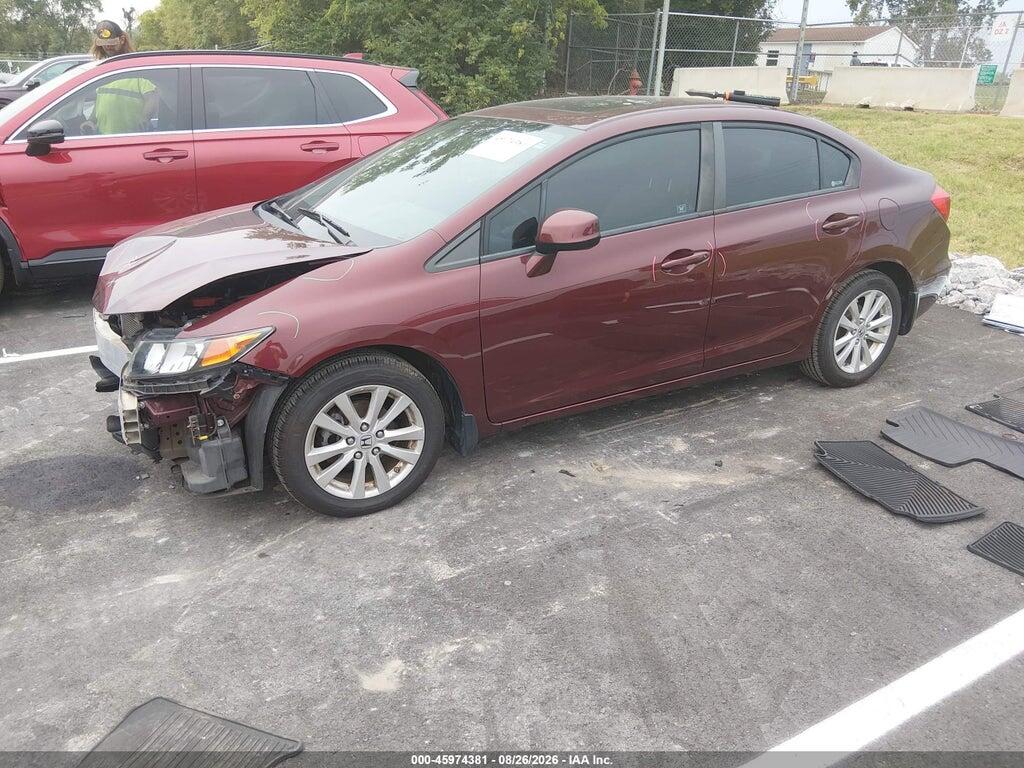 19XFB2F85CE317510 2012 HONDA CIVIC photo no. 2