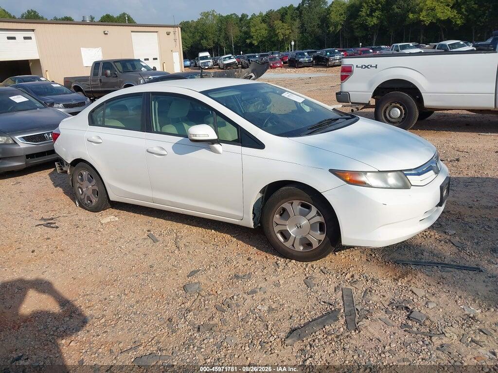 2012 HONDA CIVIC HYBRID JHMFB4F21CS009754