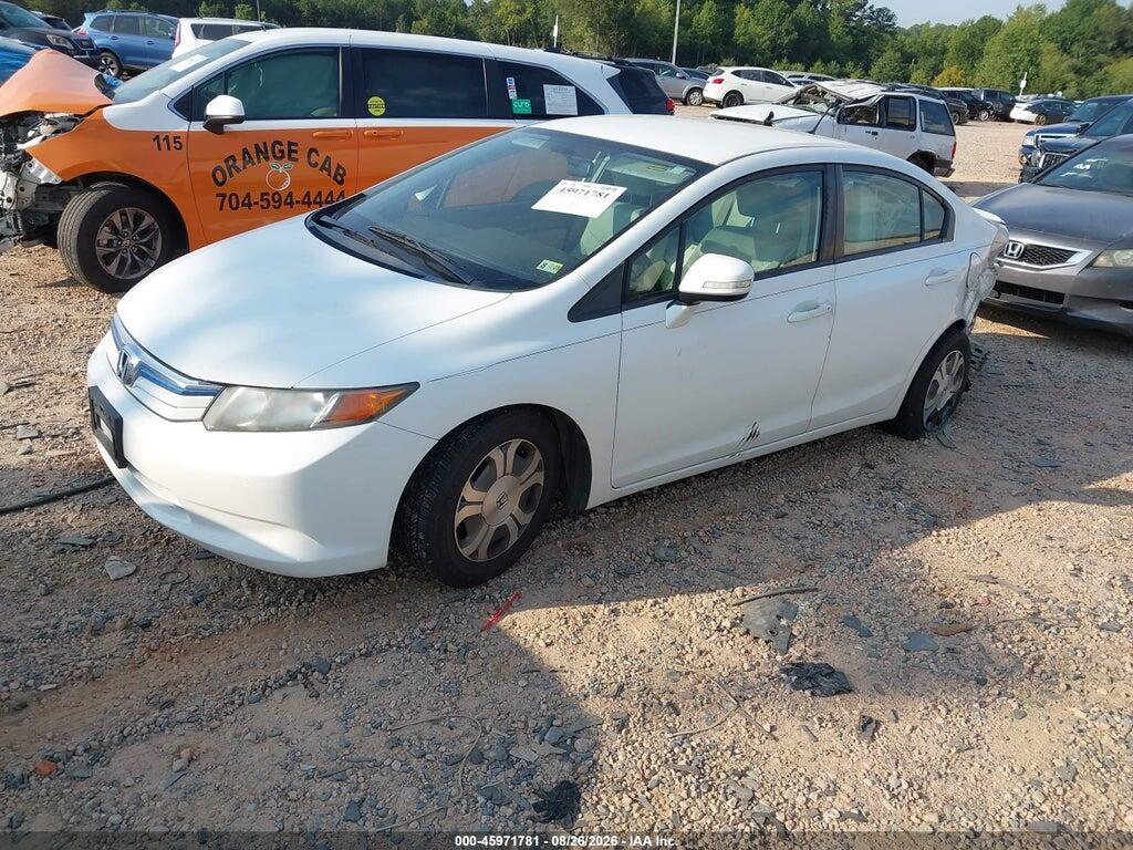 JHMFB4F21CS009754 2012 HONDA CIVIC HYBRID photo no. 2