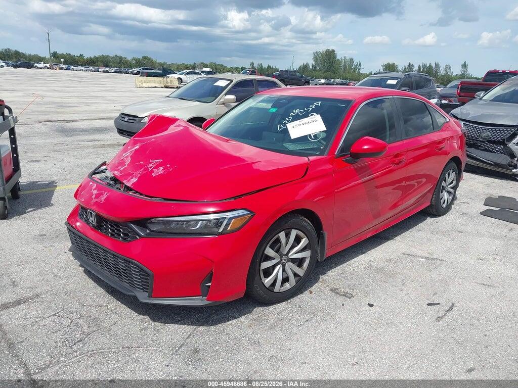 2HGFE2F2XSH539869 2025 HONDA CIVIC photo no. 2