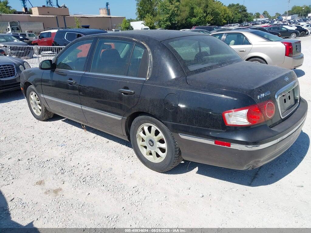 KNALD124455064220 2005 KIA AMANTI photo no. 3