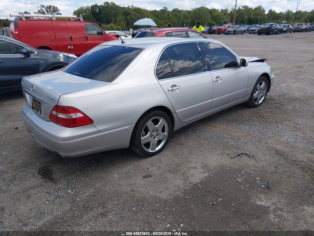 JTHBN36F855008329 2005 LEXUS LS 430 photo no. 4