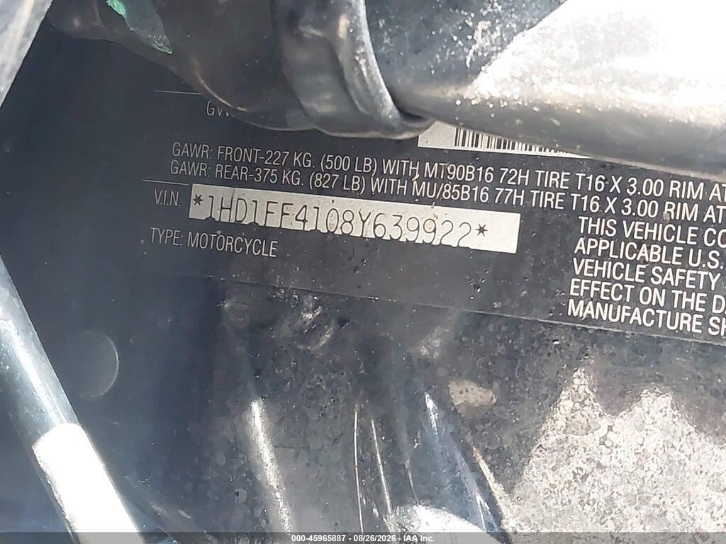 1HD1FF4108Y639922 2008 HARLEY-DAVIDSON FLHT photo no. 10