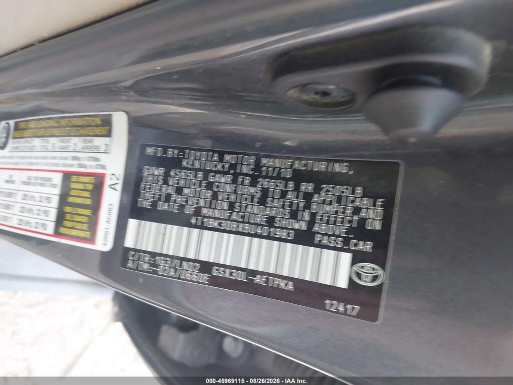 4T1BK3DBXBU401983 2011 TOYOTA AVALON photo no. 9