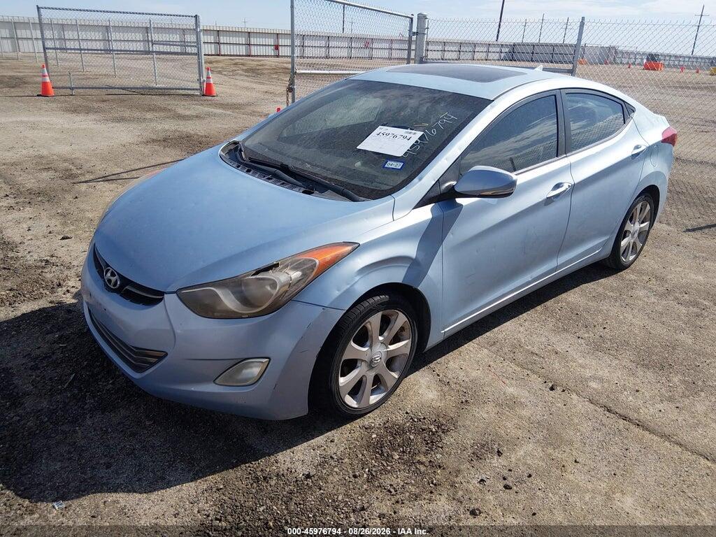 KMHDH4AEXCU207418 2012 HYUNDAI ELANTRA photo no. 2