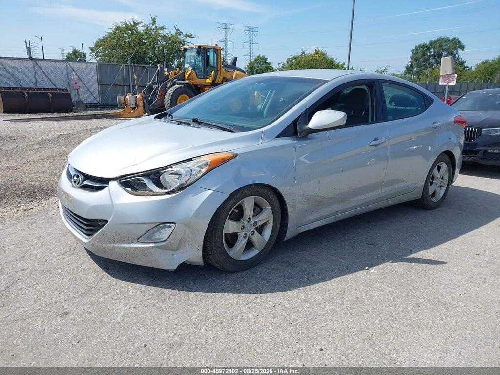 5NPDH4AEXCH100173 2012 HYUNDAI ELANTRA photo no. 2