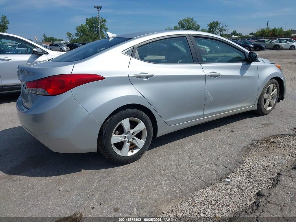 5NPDH4AEXCH100173 2012 HYUNDAI ELANTRA photo no. 4